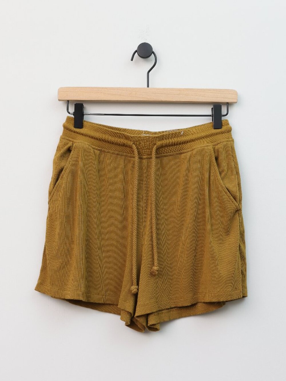 Lou & Grey Ribbed Shorts Aztec Gold Small - Picture 2 of 4